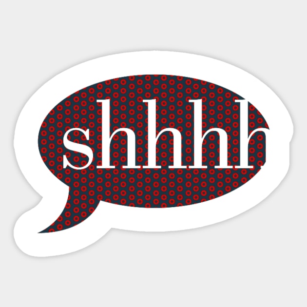 Phish: Shhhh Sticker by phlowTees